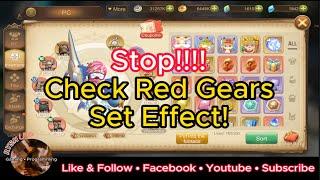 Stop!!! Check Your Red Gears Set Effect | Draconia Saga