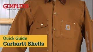 Quick Guide to Carhartt Shells - Cotton Duck, Firm Duck, Sandstone Duck, Washed Duck and Quick Duck