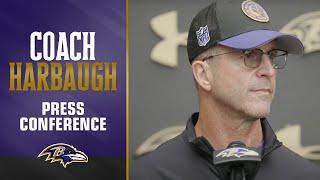 John Harbaugh on Preparing for the Bills | Baltimore Ravens