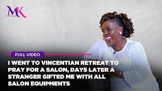 I went to vincentian retreat to pray for a salon, days later a stranger gave me all salon equipments