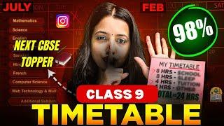 JULY to FEB Class 9 STRATEGY + TIME TABLE | How to Score 98% | Shubham Pathak #class9  #strategy