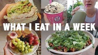 WHAT I EAT IN A WEEK // HEALTHY BALANCED DIET