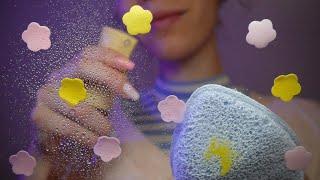 ASMR | mousse et massage 🫧 soin du visage 100% relaxant avec la vitre