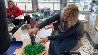 I put my teacher's stapler in jello.