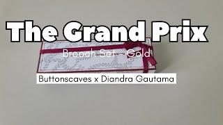 The Grand Prix || Brooch Set || Gold || Buttonscarves x Diandra Gautama 