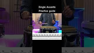 Single accent #드럼 #싱글스트로크 #연습가이드