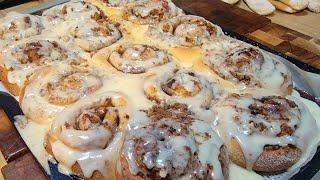 The Best Sweet Dough Recipe ! Homemade Cinnamon Rolls!