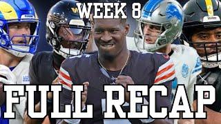 NFL Week 8 FULL RECAP