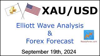 XAUUSD Elliott Wave Analysis | Gold Analysis | September 19, 2024 | XAUUSD Analysis Today