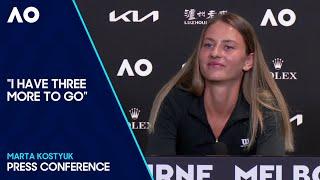 Marta Kostyuk Press Conference | Australian Open 2024 Fourth Round