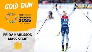 Frida Karlsson finishes in glory with 50K Gold! | Trondheim 2025