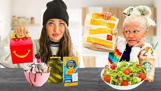 Switching Diets With My 8 Year Old Sister! *not this again*