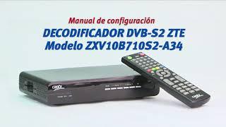 Cantv Satelital: Aprende a configurar el decodificador ZTE Modelo A34