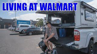 Living in my Truck (Making Pizza in Walmart Parking Lot) + Installing a Fridge