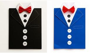 Father's Day Shirt Card / Greeting Card For Father's Day DIY/ Easy Fathers Day Gift Idea Paper Craft