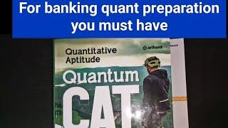 Quantum CAT by Sarvesh Verma review || Two most important books for banking quant | must have