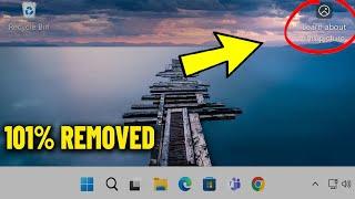 How To Easily Remove "Learn About This Picture" icon on Windows 11/10 Spotlight Desktop Background 