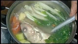 Milkfish head Stew | with Vegetables | Mukbang ! | #subscribe #share #roniemixvlog