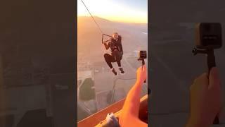 Bungee Jumping | Girls Bungee Jumping  | They Are Brave Girls #ytshorts #shorts #trendingshorts