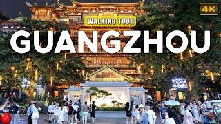 Guangzhou CHINA - Walking around Beijing Road Shopping and Foods Street 北京路