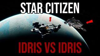 Star Citizen Idris Vs Idris - YOU CAN STEAL AND USE THE IDRIS IN FIGHTS?!