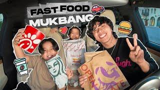 fast food mukbang + Q&A w my bros (づ ᴗ _ᴗ)づ𓎩