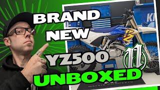 BRAND NEW 2024 YZ500 UNBOXING AND FIRST LOOK