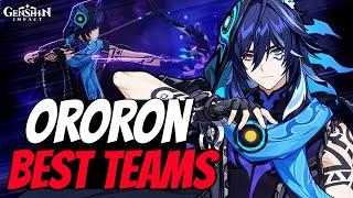 Which Characters Did Ororon Benefit The Most? | Best Ororon Teams (Genshin 5.2)