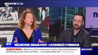 David Guiraud recadre tout un plateau sur la situation à Gaza