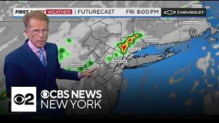 First Alert Weather: Storms and maybe another heat wave in NYC