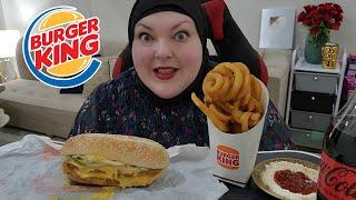 BURGER KING DOUBLE CHICKEN ROYAL MUKBANG AND STORYTIME