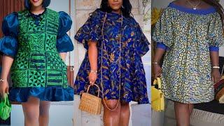 classy and fabulous ankara, African print short free gown dress | asoebi outfit