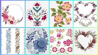 #1 Stunning & Elegant Cross stitch patterns/Charsuti Embroidery Design Ideas Hand made Embroidery