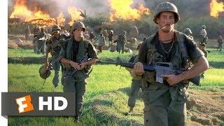 Platoon (1986) - Burning the Village Scene (4/10) | Movieclips