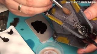 How to paint the water stains? Warhammer 40k painting tutorial buypainted