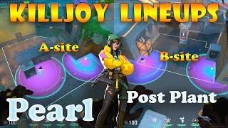 Valorant Top 15 Killjoy Post Plant Molly Lineups on Pearl | Pearl Killjoy lineups | KJ Pearl Guide