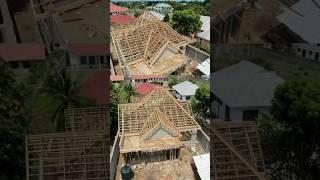 A well Done Timber Roof and waiting to be Covered