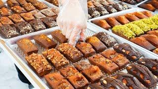 Korean food delight How to make Various delicious Financier - Korean street food / 은평구 맛집 휘낭시에 노먼데이