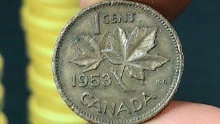 1953 Canada 1 Cent Coin • Values, Information, Mintage, History, and More