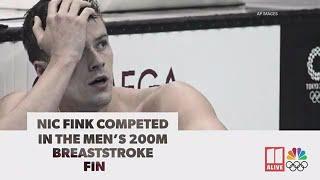 Nic Fink competes in Men's 200m breaststroke final | Tokyo Olympics