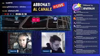 PRE PARTITA E LIVE REACTION LECCE - INTER.