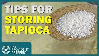 How to Store Tapioca Pearls in Long Term Food Storage