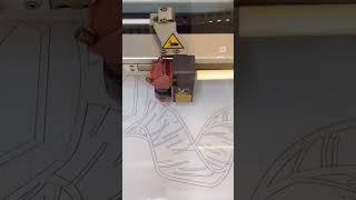 로얄보드 백색 레이저 커팅 #종이 #레이저커팅 #papercutting #메이커스라운지
