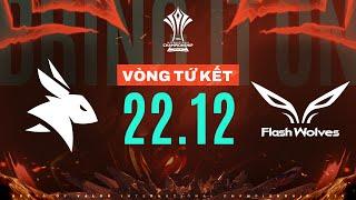 FLASH WOLVES vs EARENA: BÁN KẾT GỌI TÊN EA | VÒNG TỨ KẾT - AIC 2024 | NGÀY 22/12 | AIC 2024