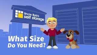 Which Size Storage Unit Do You Need? | Uncle Bob's Self Storage