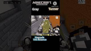 Minecraft PE Gray & Tunner VS Upgrade Alliance #shorts #sprunki #skibiditoilet