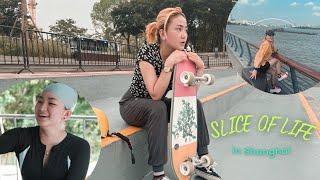 LIVING IN SHANGHAI | unemployed days, new skateboard, lots of cooking, river & park stroll, etc