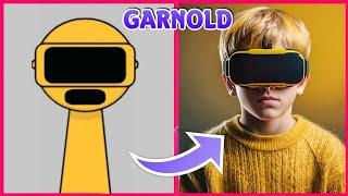 Incredibox Sprunki Characters in REAL LIFE + Guess By Thier VOICE  | Simon, Mr Fun Computer, Grey