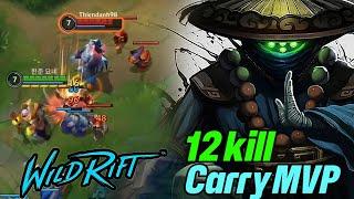 Wild rift jax carry MVP - jax vs Volibear baron lane season 14