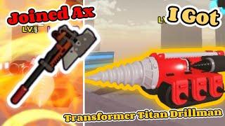 I Got Transformer Titan Drillman and Joined Ax in Bathroom Attack | Roblox